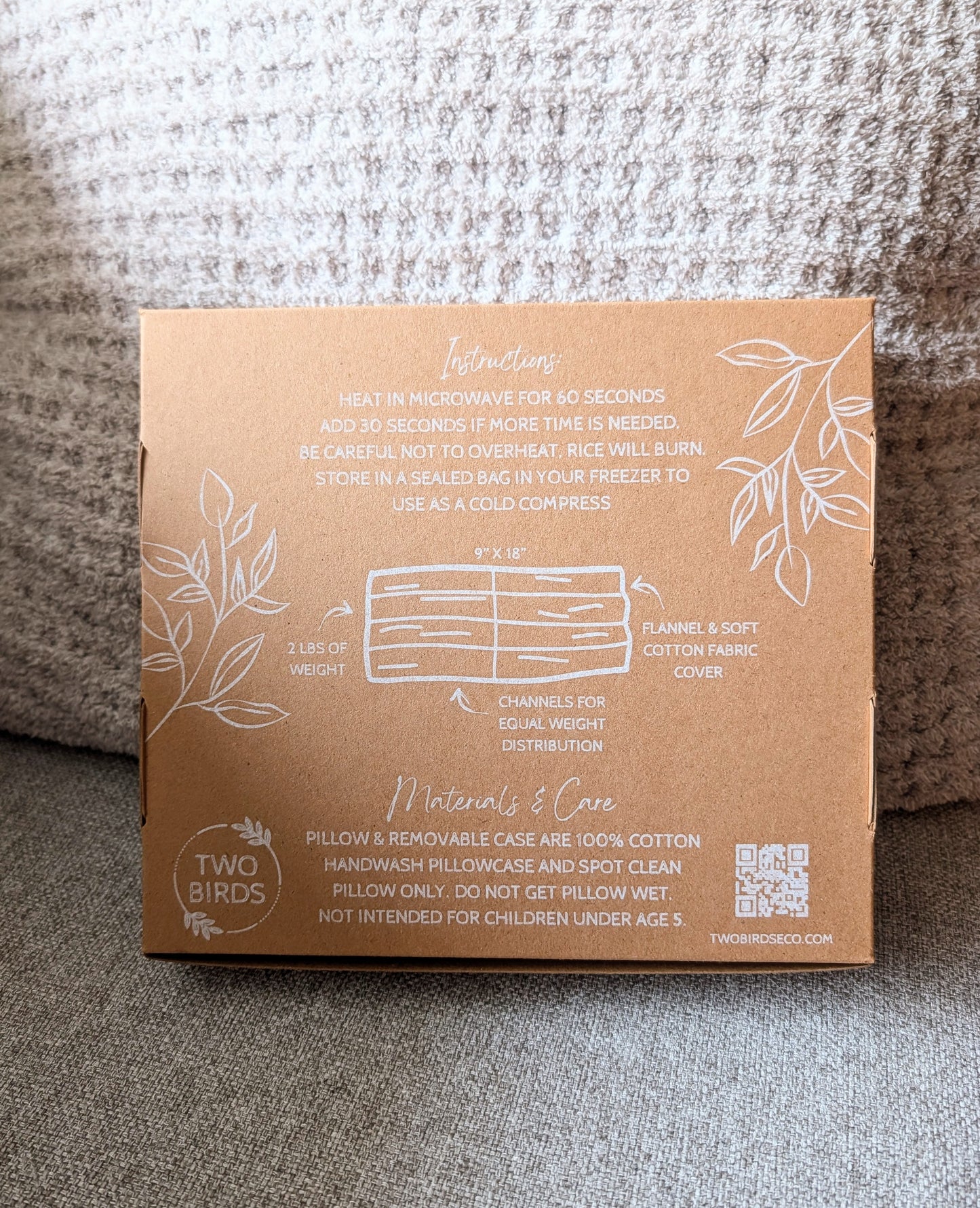 Weighted Heating Pad Cotton/Flannel - Eclipse