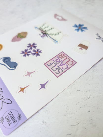 Self Care Sticker Sheet