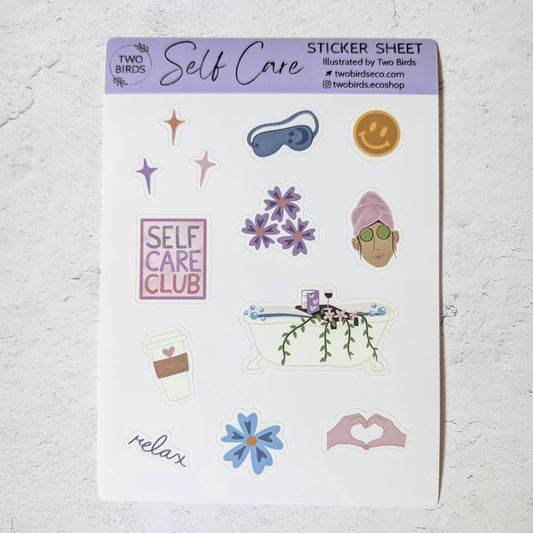 Self Care Sticker Sheet