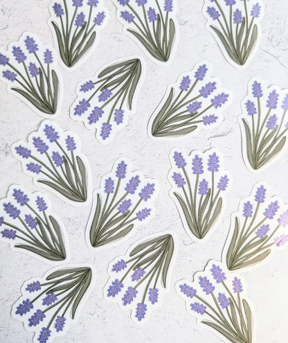 Lavender Bunch Sticker