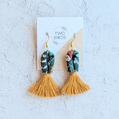 Upcycled Scrap Earrings No. 2