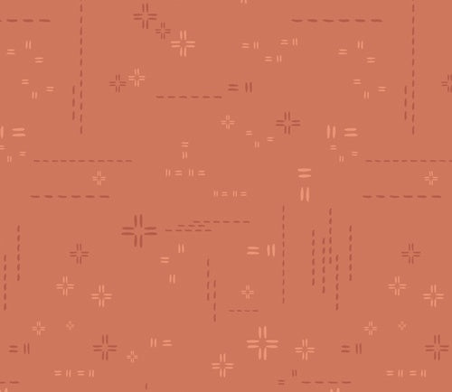 Desert Decostitch - Printed Quilter's Cotton Fabric by the Yard
