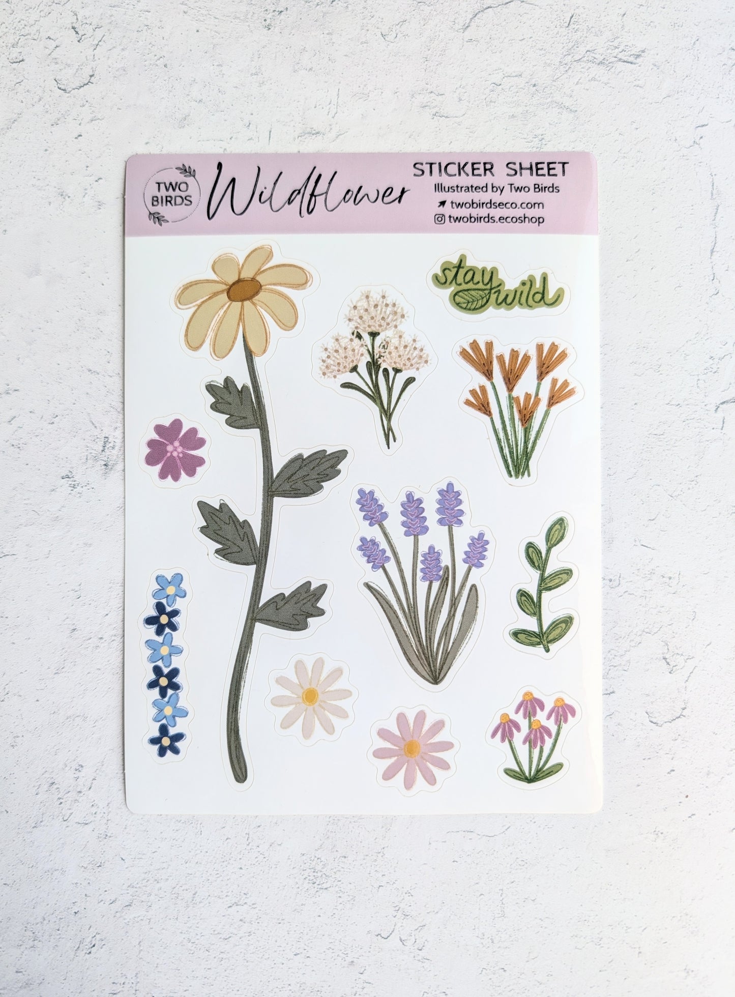 Wildflower Sticker Sheet