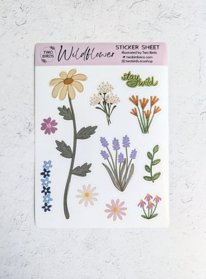 Wildflower Sticker Sheet