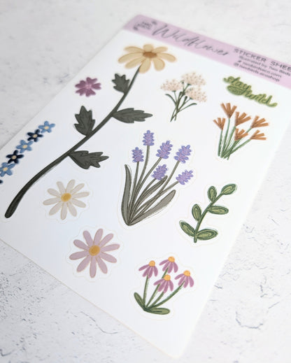 Wildflower Sticker Sheet