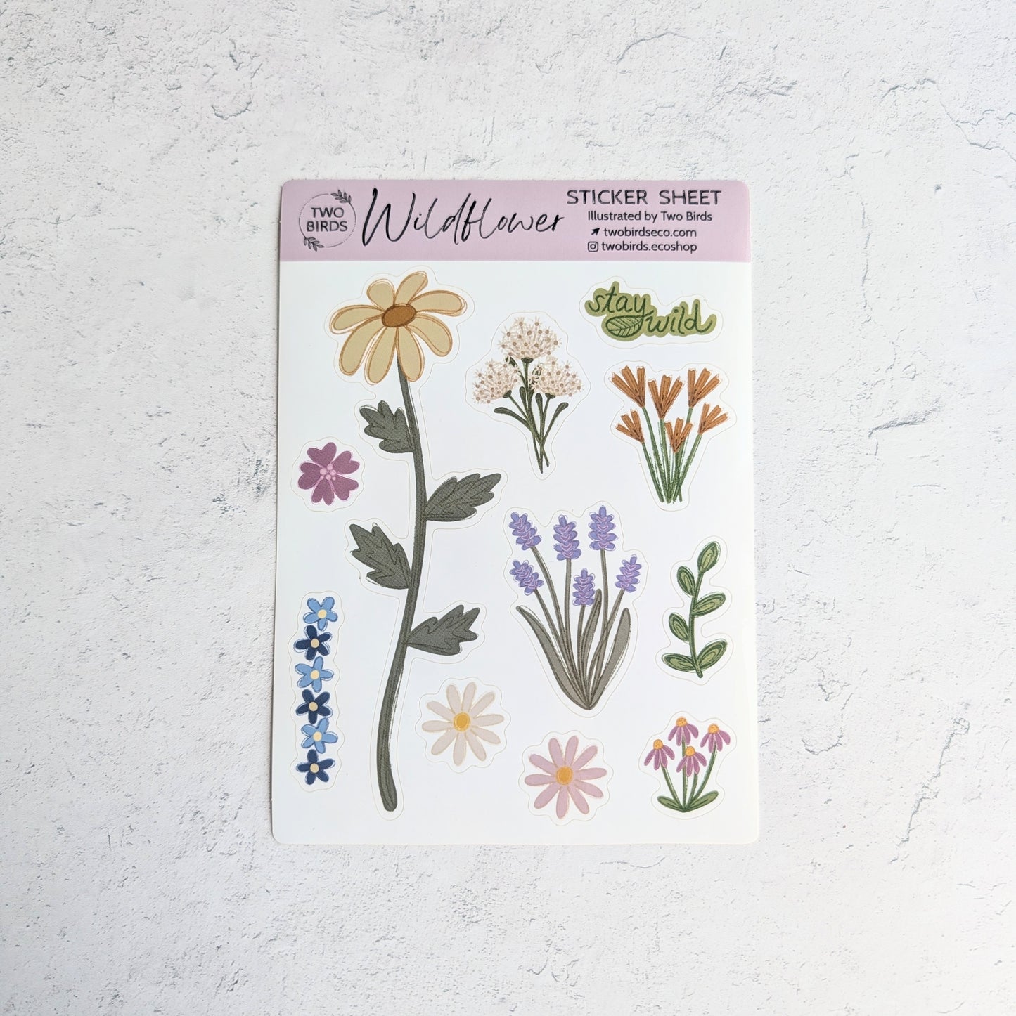 Wildflower Sticker Sheet