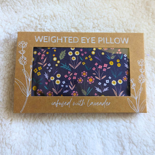 Wildflowers on Purple - Weighted Eye Pillow