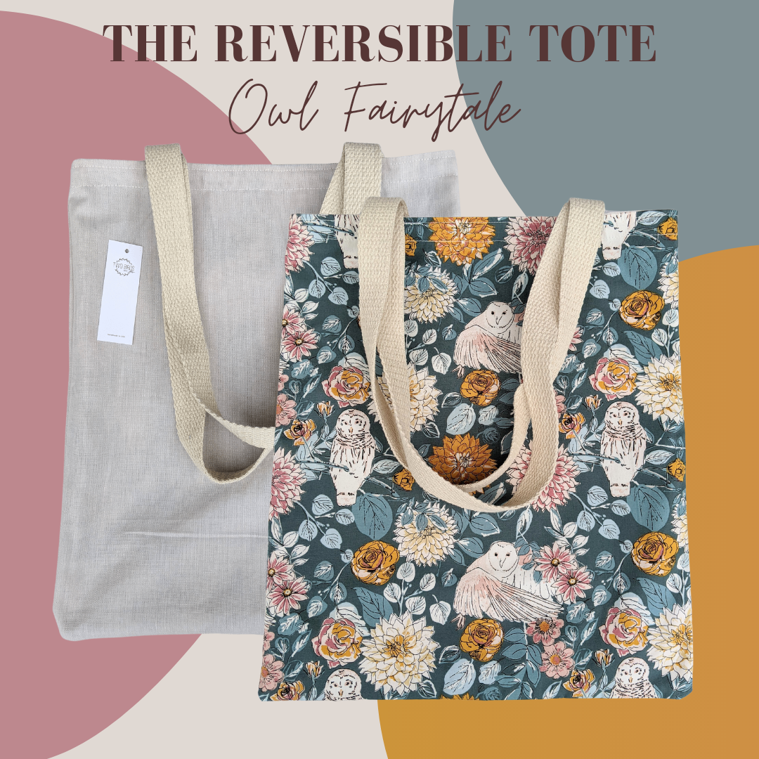 The Reversible Tote Bag - Owl Fairytale