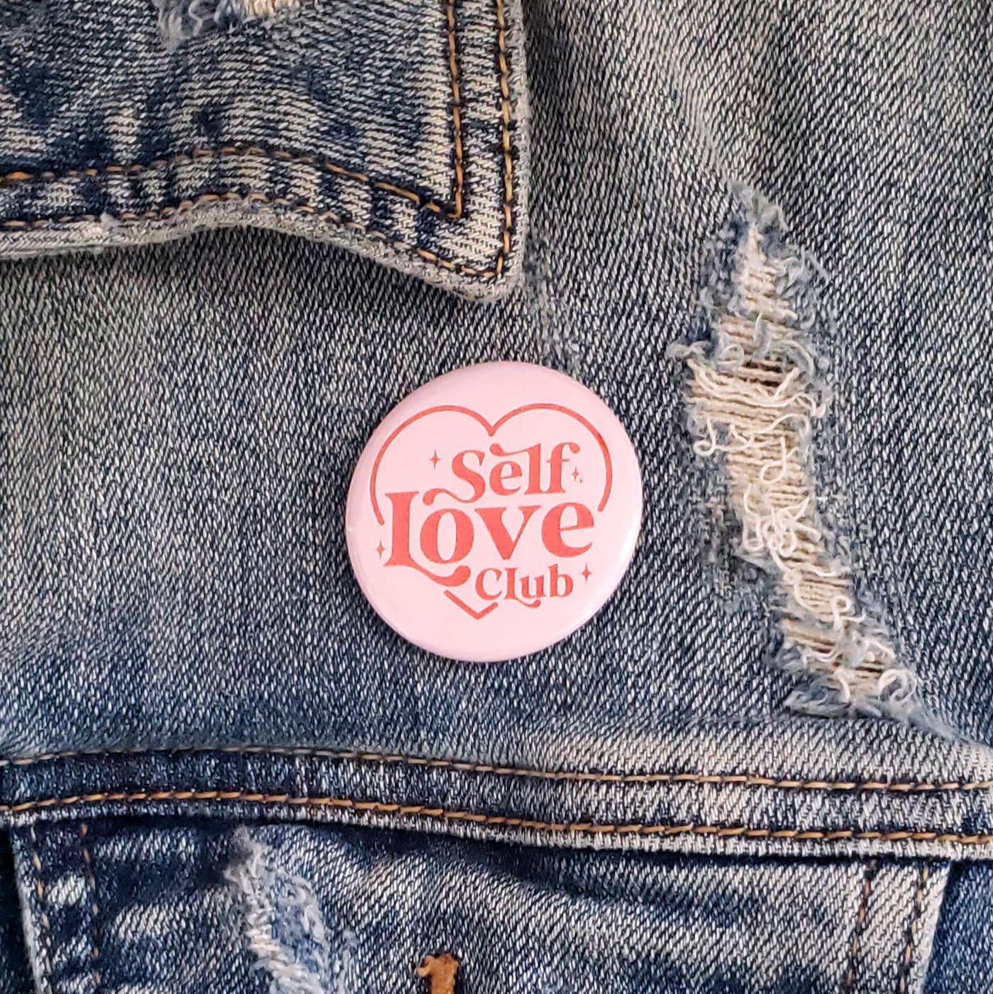 Self Love Club Pinback Button