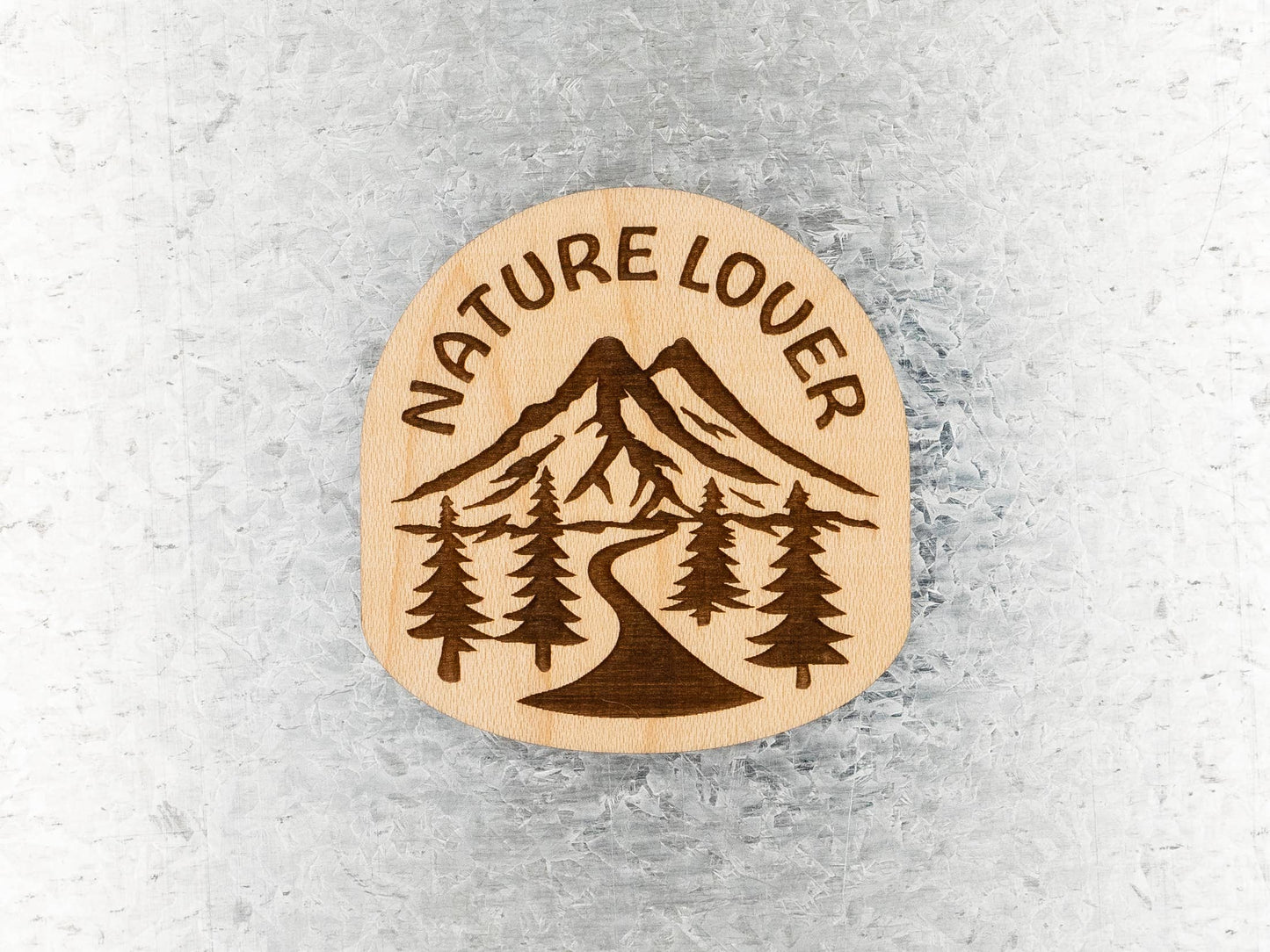 Nature Lover Wood Magnet