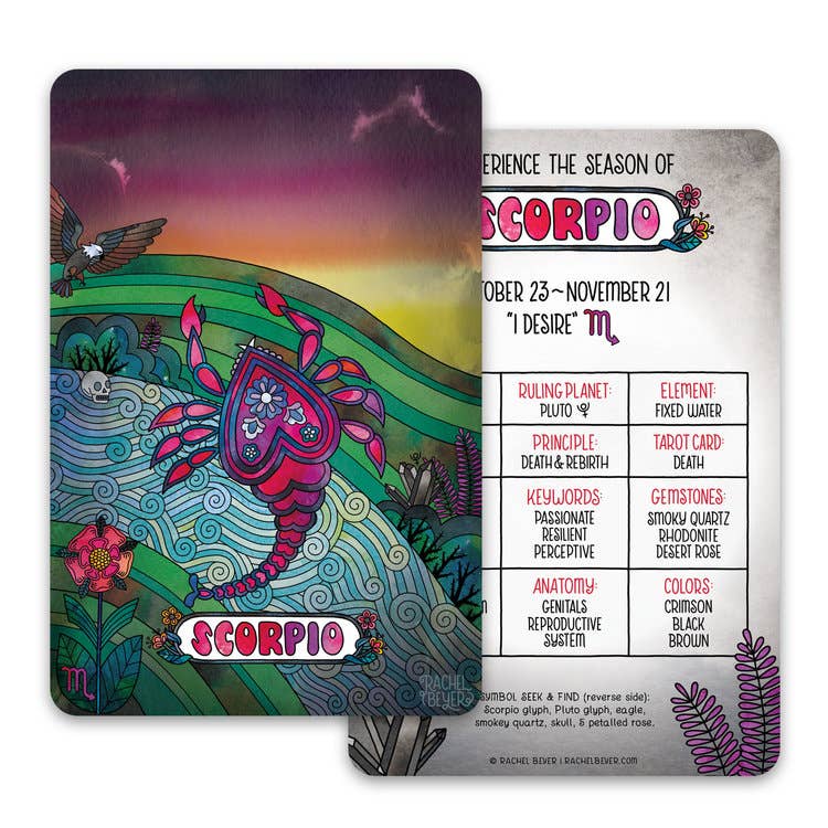 Scorpio Zodiac Mini Art Print