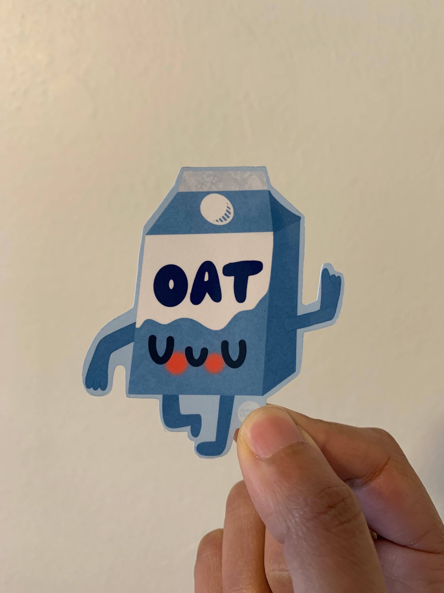 Oat Milk Baby Sticker