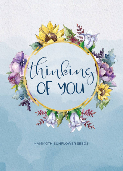 Thinking of You - Mammoth Sunflower Seed Packets