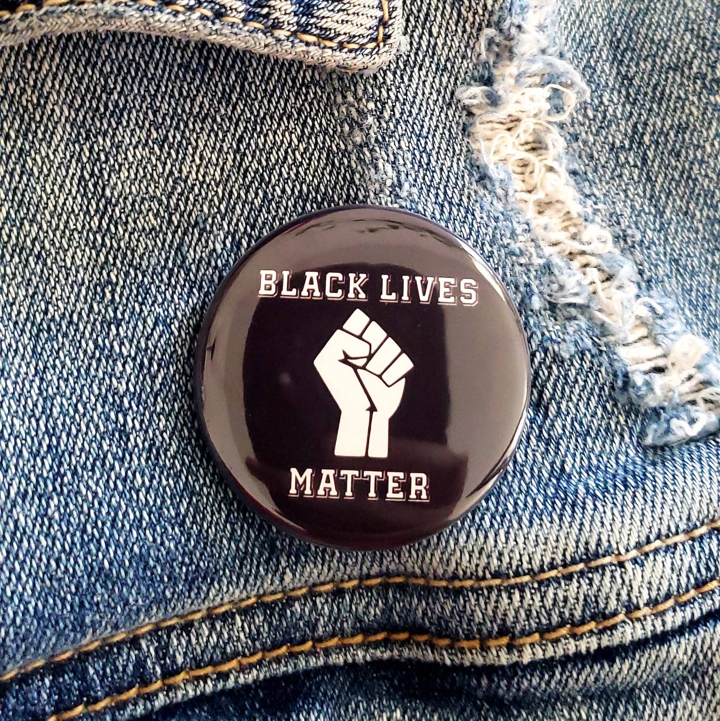 Black Lives Matter Pinback Button