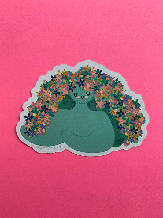 Flowers in Your Hair Sticker