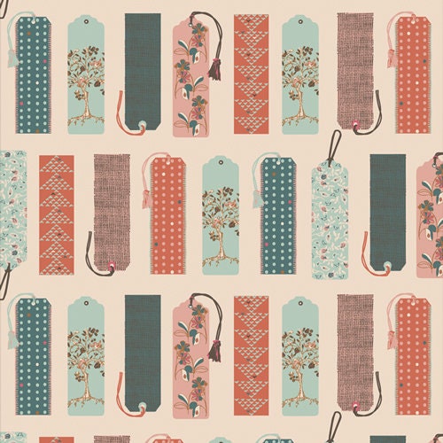 Mark My Words - Printed Quilter's Cotton Fabric by the Yard - Bookish Collection by Sharon Holland