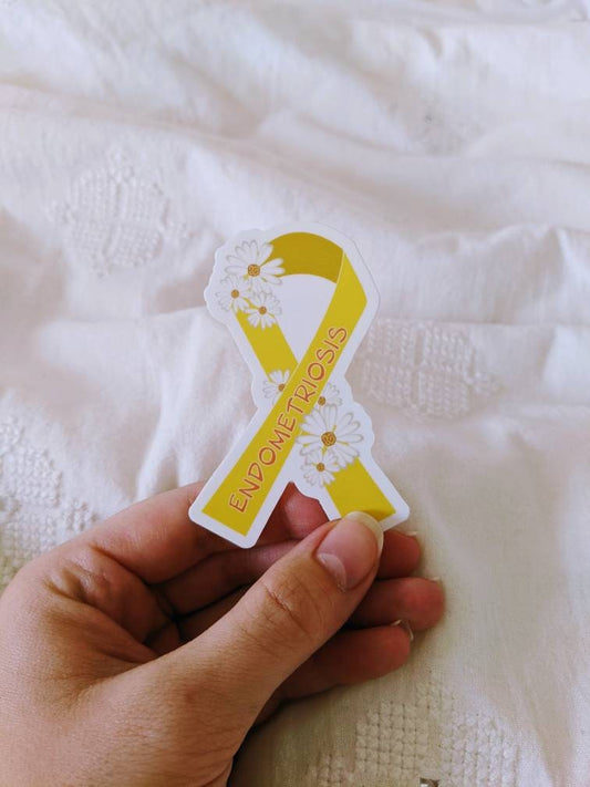 Endometriosis Ribbon Sticker