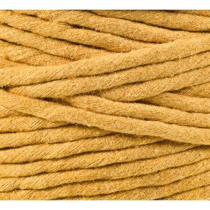 Mustard 5mm Recycled Macrame Cord