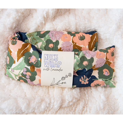 Weighted Neck Wrap Pillow - Meadow Bloom