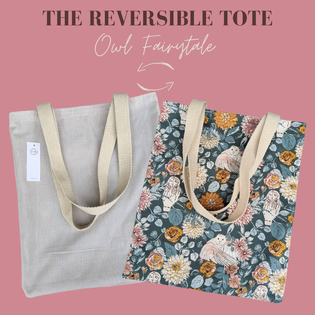 The Reversible Tote Bag - Owl Fairytale