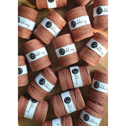 Terracotta 5mm Recycled Macrame Cord
