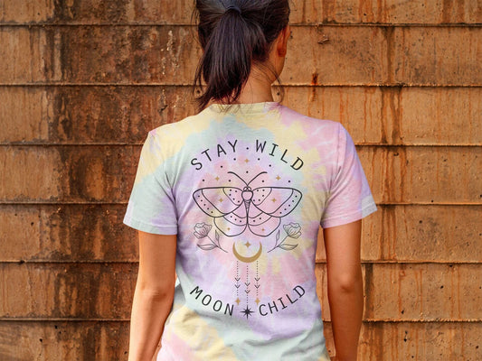 Stay Wild Moon Child Tie Dye T-Shirt